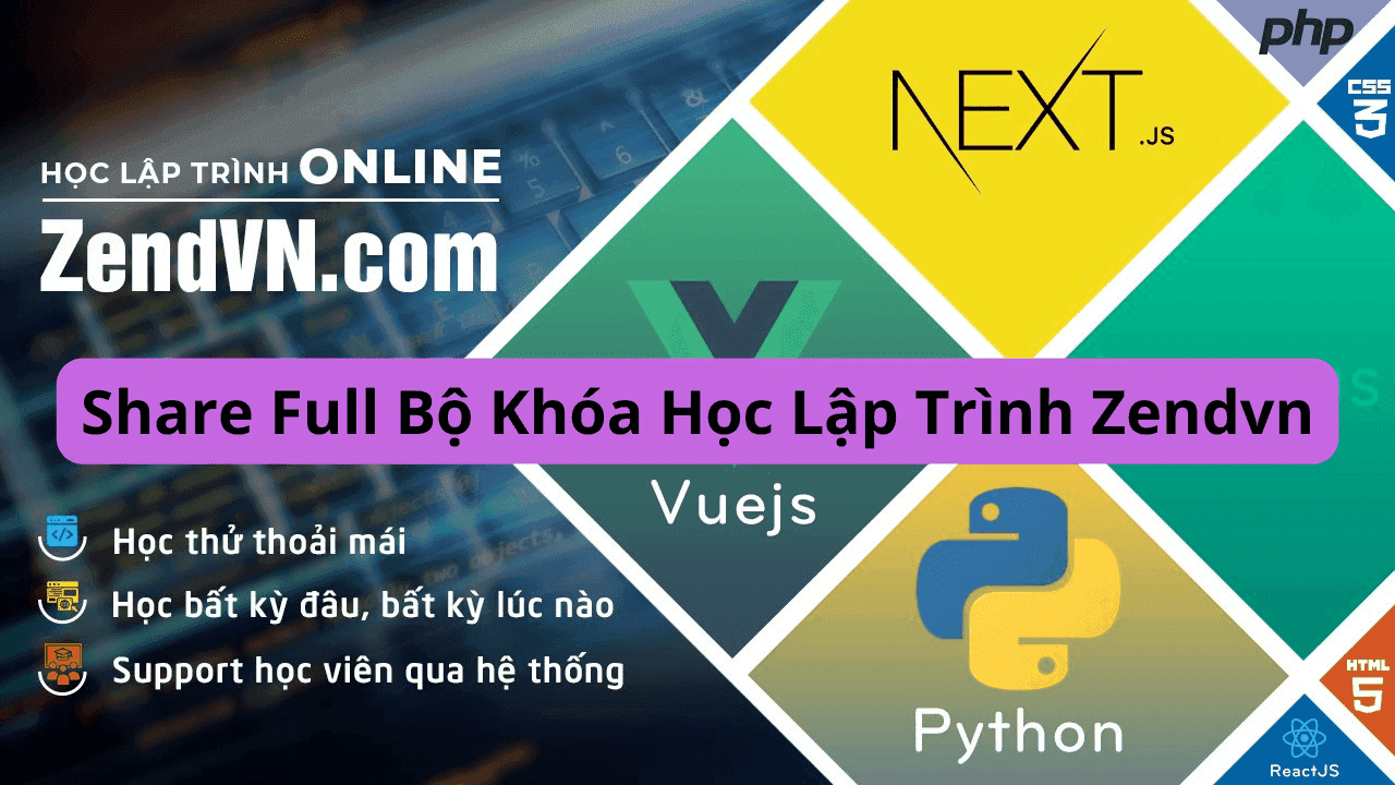 Full Bộ Khóa Học Lập Trình Zendvn